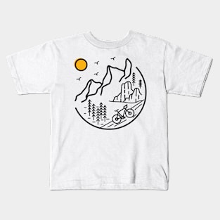 mountain bike Kids T-Shirt